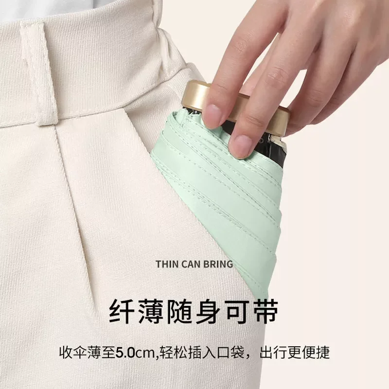 

2023 Mini Pocket Rain Umbrella Sun Shade Umbrella Women Rain Umbrella UV Sun Umbrella Capsule Umbrella business umbrella it 우