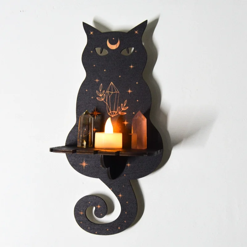 

Mz228 Cross-Border Home Decoration Room Shelf Candlestick Bohemian Crystal Jewelry Wall Storage Rack