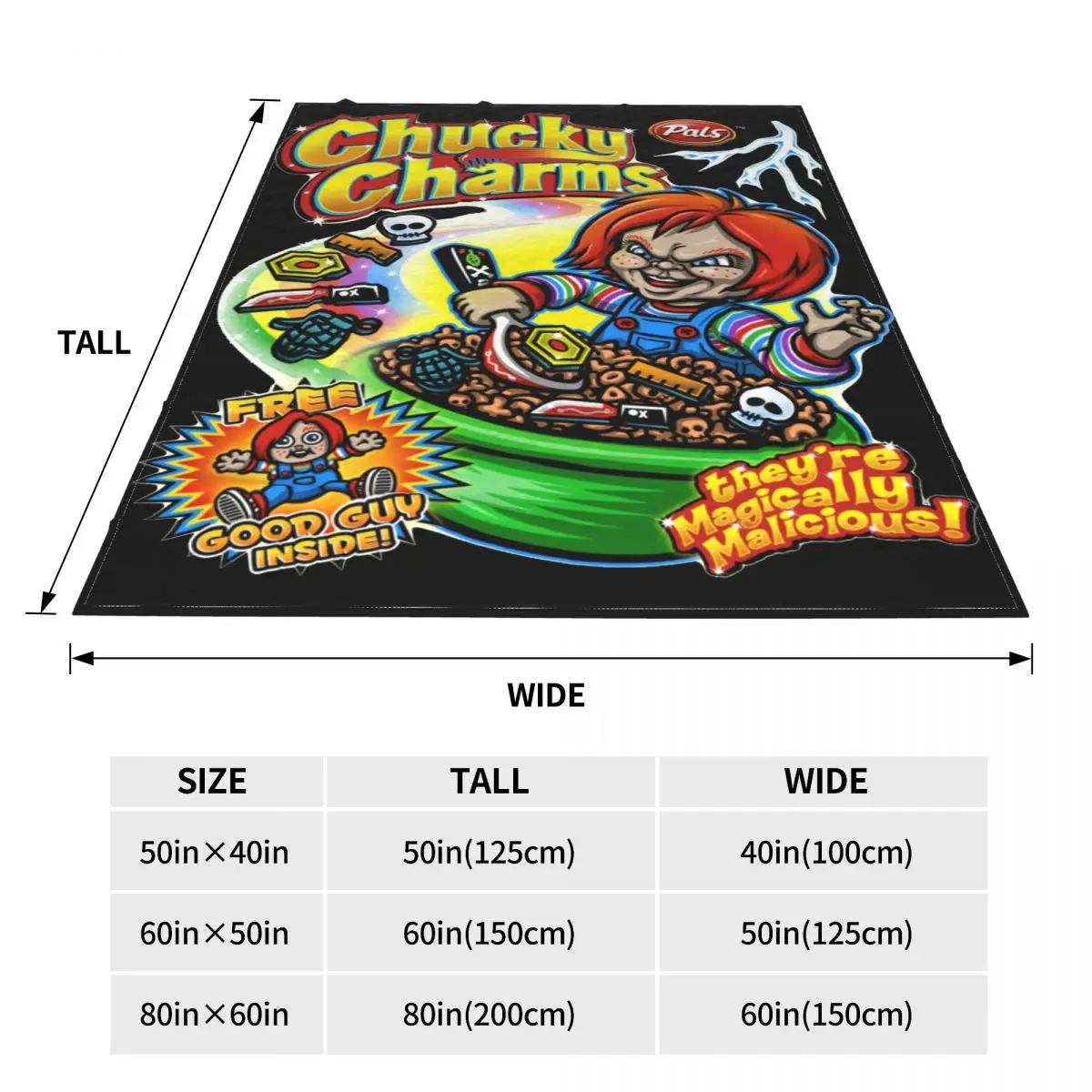 Мягкое фланелевое одеяло 150x125 см |