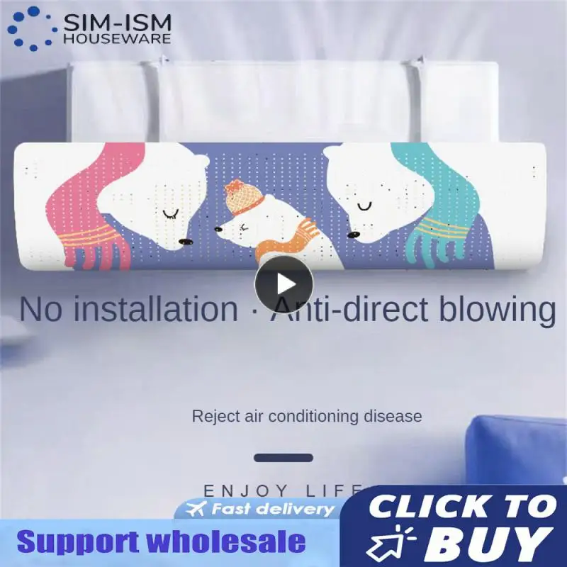 

Universal Wind Shield Air Conditioning Wind Deflector Wall-mounted Windshield Air Conditioning Wind Deflector