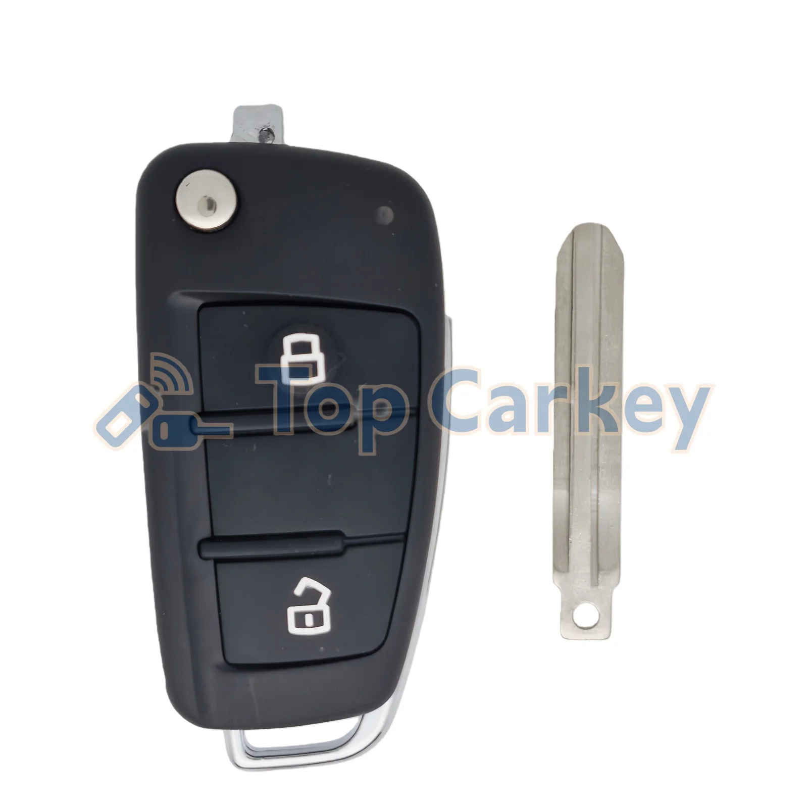 Фото Оригинальный выкидной ключ TopCarkey с 2 кнопками, чип ID46, 433 МГц, ASK FSK для ISUZU D-MAX DMAX Lingtuo Pickup, ISUZU MU-X MUX №2
