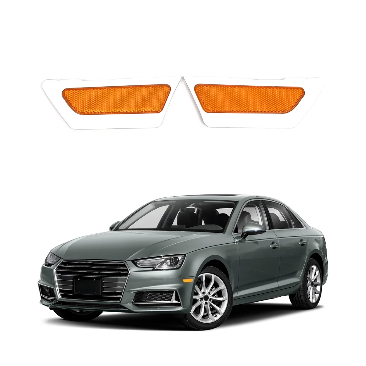 

Передний бампер, отражатель, боковой маркер, фонарь, подходит для AUDI A4 B9 2017-2019 8W0945071