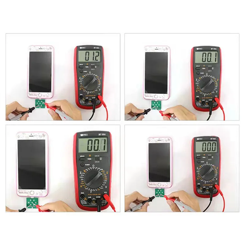 micro usb dock flex test board for iphone 11 xs x 6 7 8 6s android phone u2 battery power charging dock flex testing tool free global shipping