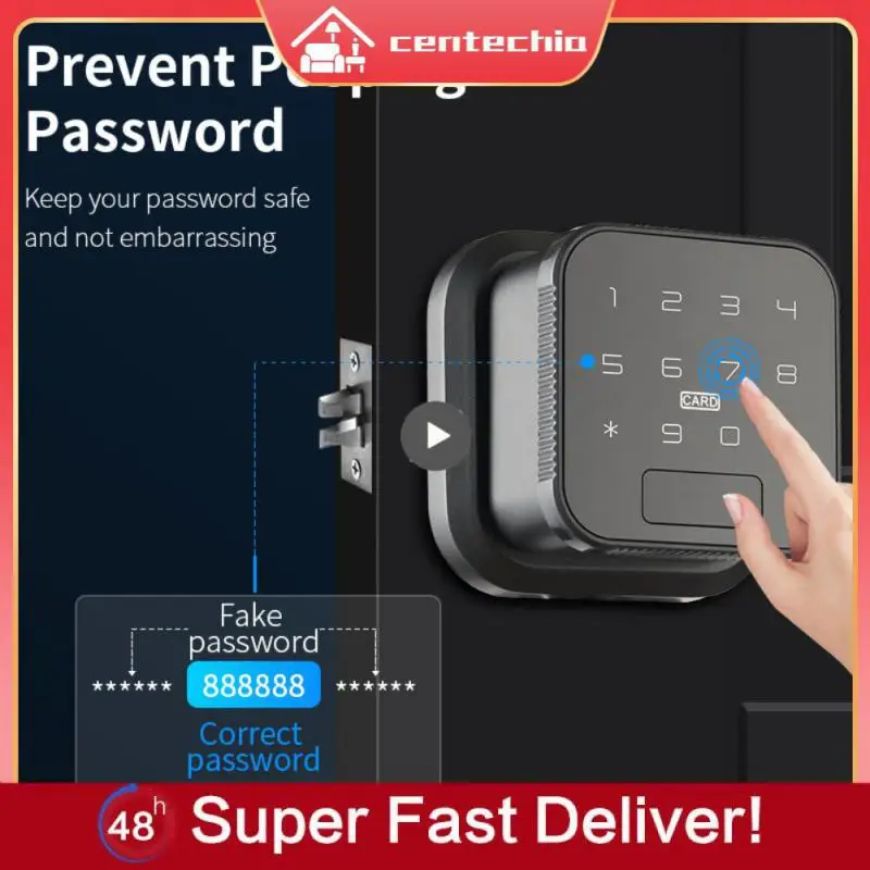 

Smart Door Lock Tuya 5 Unlocking Methods Smart Ball Fingerprint Password Electronic Lock Smart Home App Remote Control