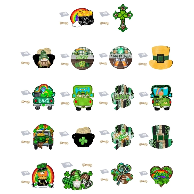 

Деревянная настенная декоративная табличка, деревянный знак на День Святого Патрика, табличка на дверь, Настенный декор, Подвесной Настенн...