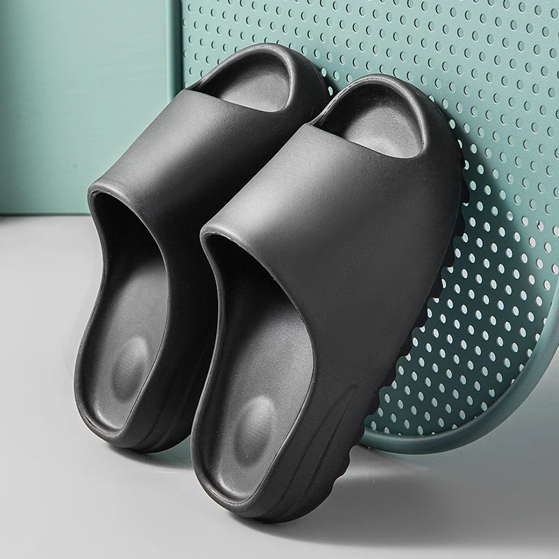 Topvivi soft slippers luxury man clapper 2022 summer fashion eva slippers Thick bottom slide beach sandal man house man slippers