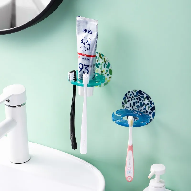 

1PC 4 Holes Plastic Toothbrush Holder Toothpaste Storage Rack Shaver Waterproof Toothbrush Holder Bathroom Organizer Accessories