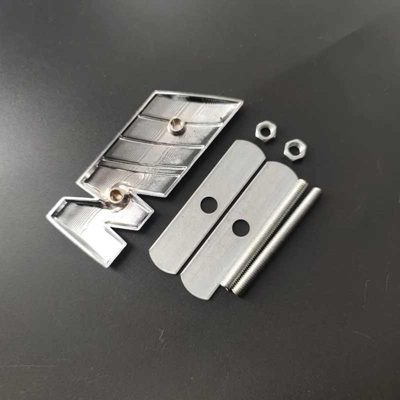 Металлическая хромированная Серебристая Наклейка на багажник BMW M Sport 73 мм x 26 10 шт.