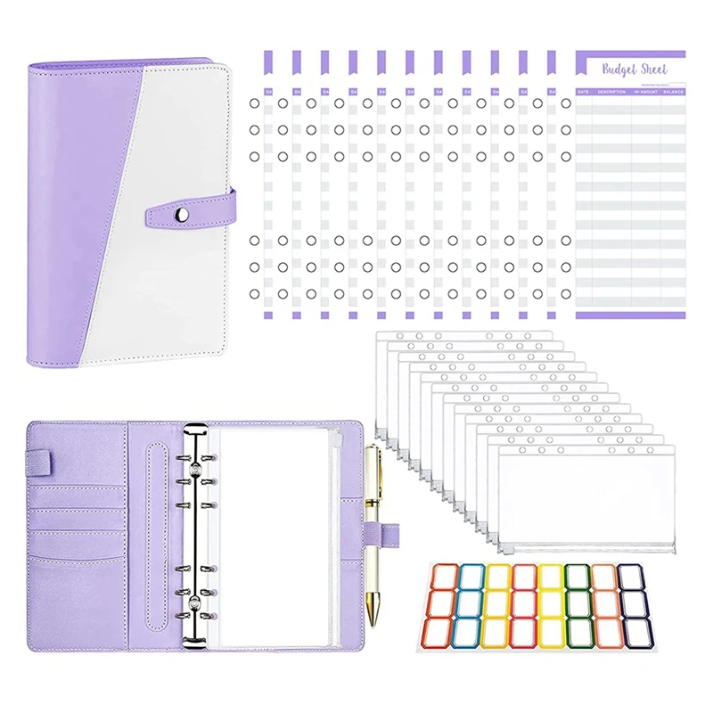 

Budget Planner Money Envelopes, Budget Planner, Cash Stuffing, Binder With 12 Cash Envelopes,12 Budget Sheet