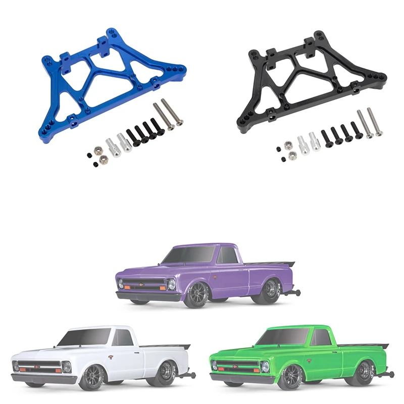 Фото Металлическая Задняя амортизационная башня для Traxxas Drag Slash 1967 Chevy C10 1/10 аксессуары для радиоуправляемых грузовиков №3