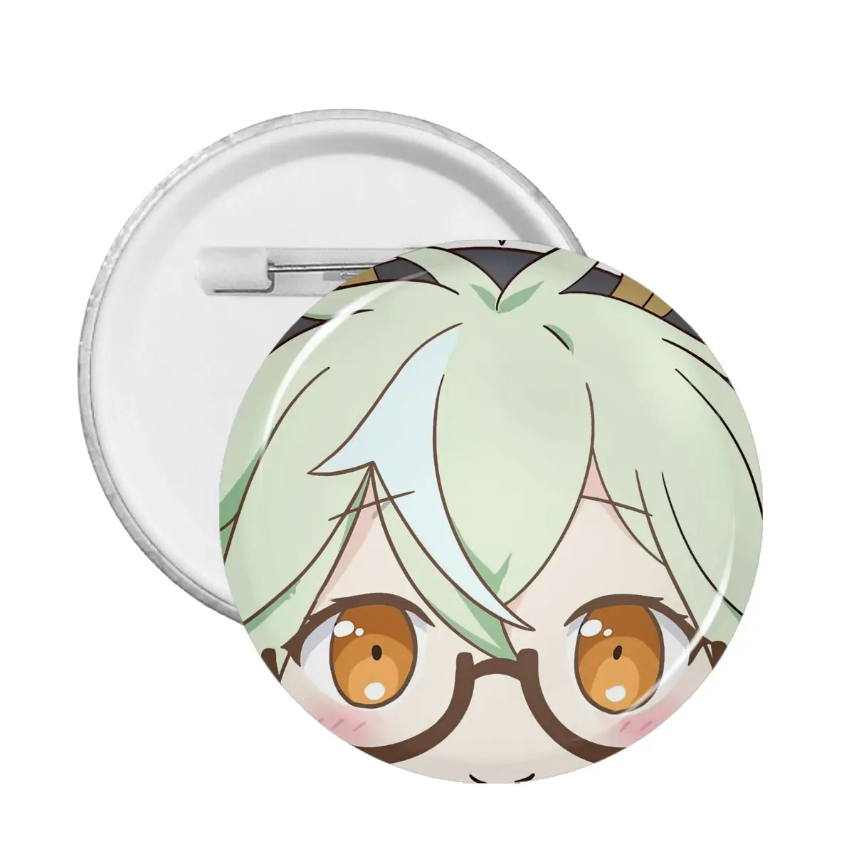 

ШТЫРЬКОВАЯ булавка, значок Genshin, имитация ударного лица, искусственные Значки для друзей, броши для сумки