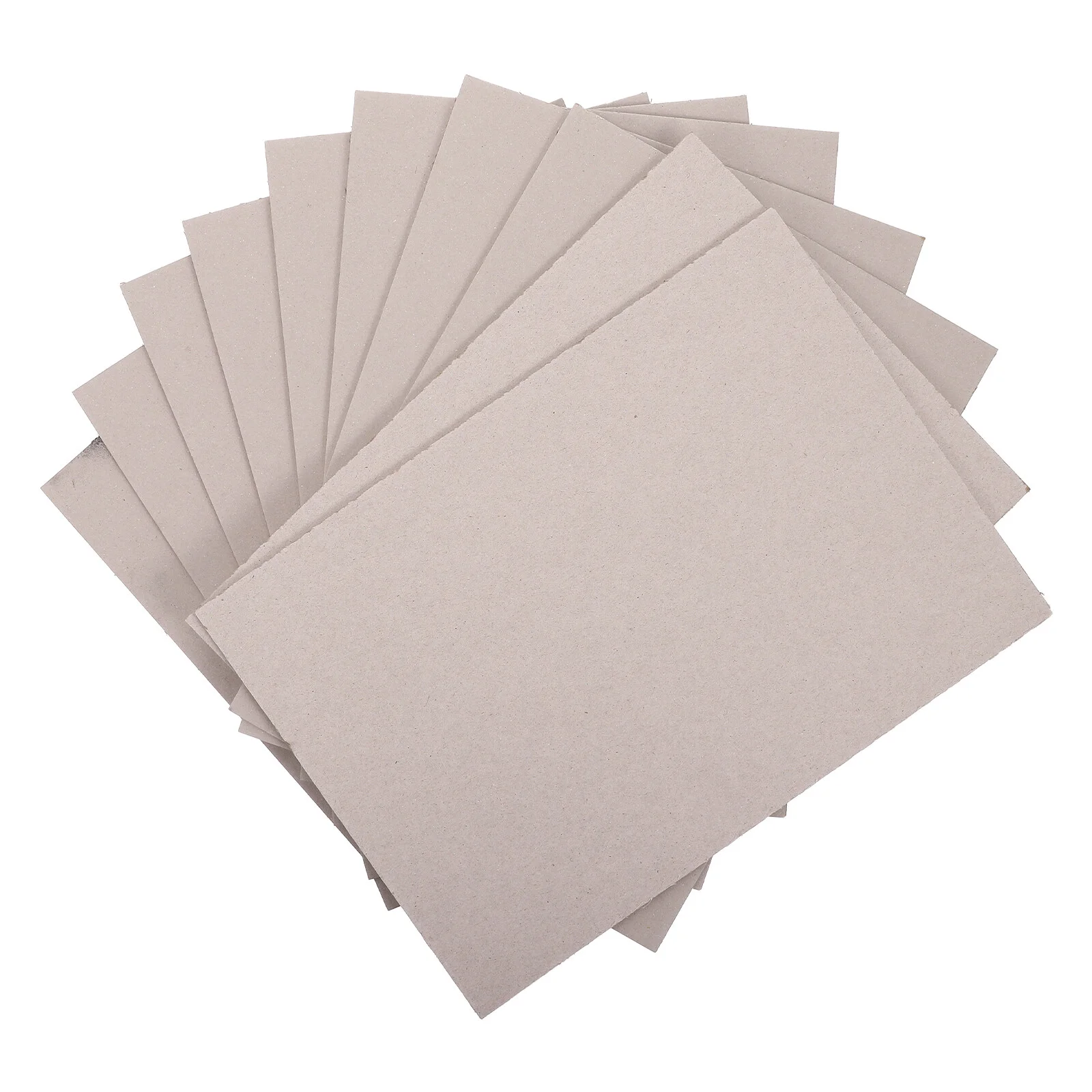 

10 Pcs Brown Kraft Paper Liner Greeting Cards Making Accessories Supplies Paperboard Kids DIY Cardboard Handcraft Child