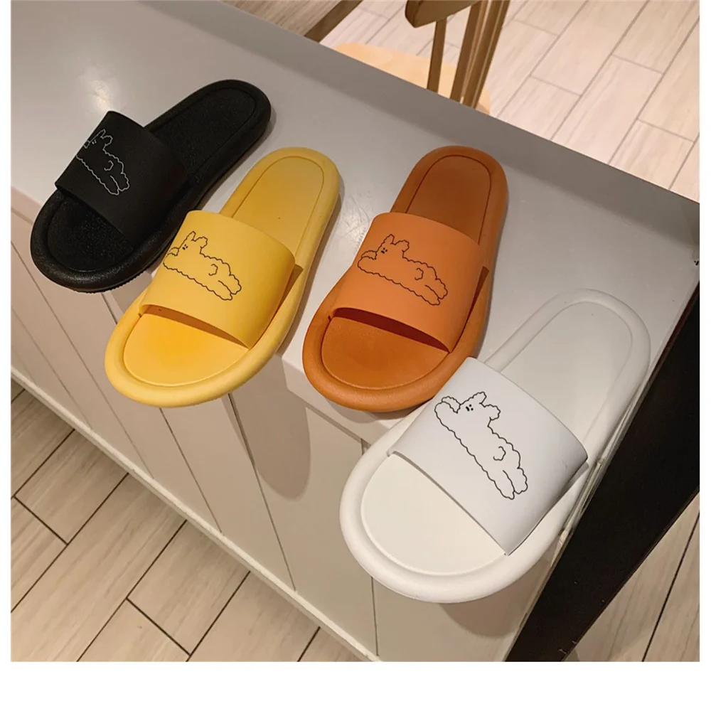 Women's Slippers Summer 2023 Indoors And Outdoors Woman's Antiskid Bathroom Bathing, Flat Bottom Home Sandals 4021 Free Shipping