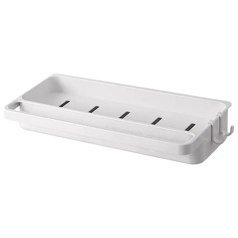 

Sponge Holder Rack No Drilling Kitchen Drying Hanger With Drainboard Kitchen Organizer Tray For Dishcloths Scrubbers Sponges