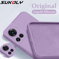 Original Liquid Silicone Phone Cases For Oneplus Luxury Cover One Plus Bumper Oneplus 10R Pro ACE Case Protection