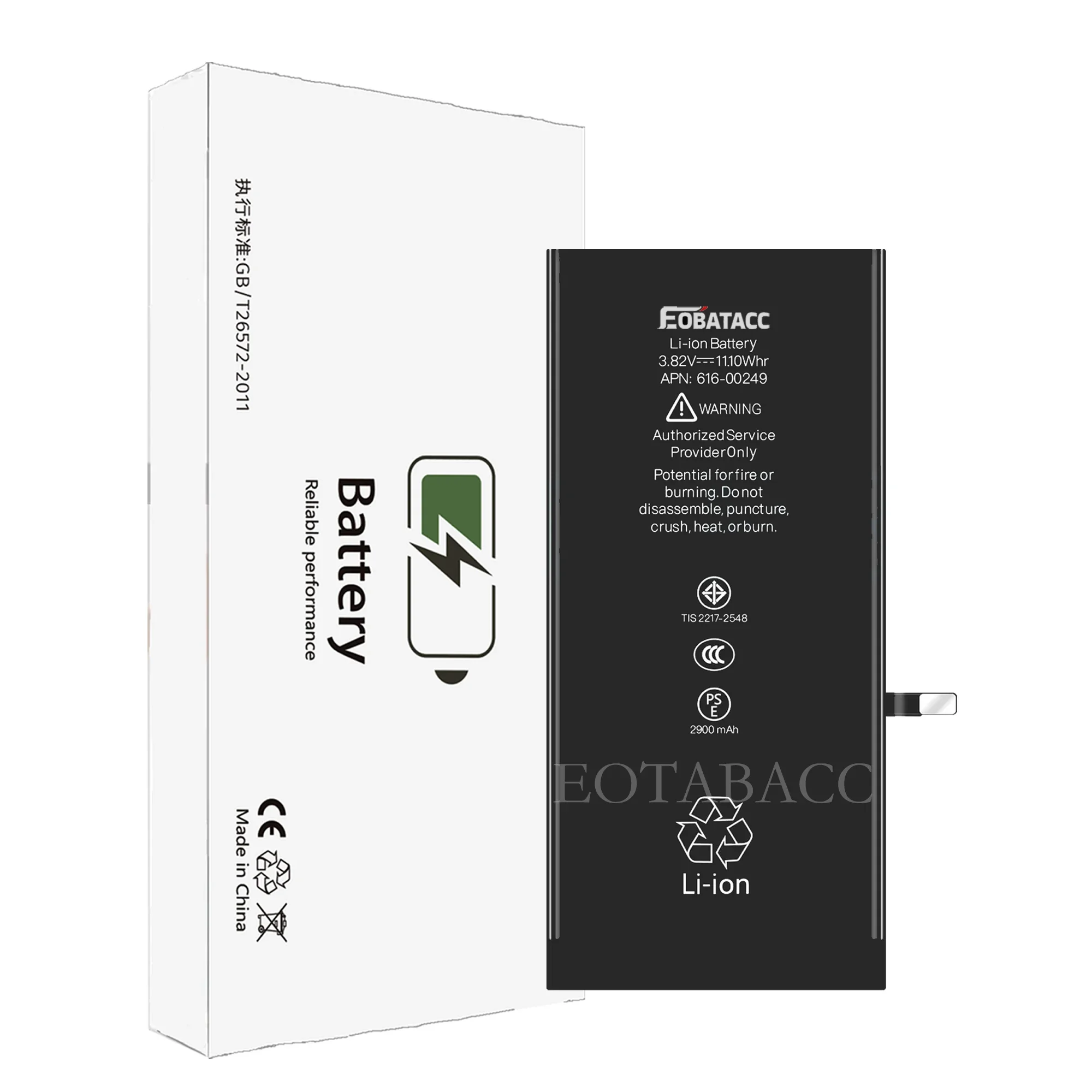 EOTABACC Высокое качество 100% оригинальный аккумулятор для iPhone 7 PLUS plus A1661 A1784 A1785 A1786