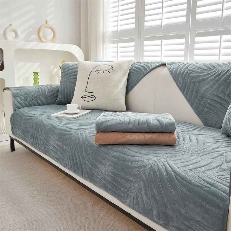 Чехол для дивана Yupartex, нескользящий, полиэстер, однотонный