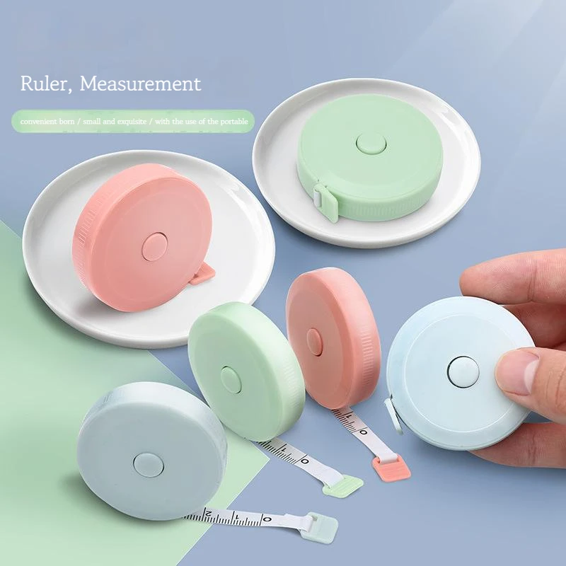 

Leather Soft Ruler Portable Candy Coloured Tape Measure Stationery School Supplies
