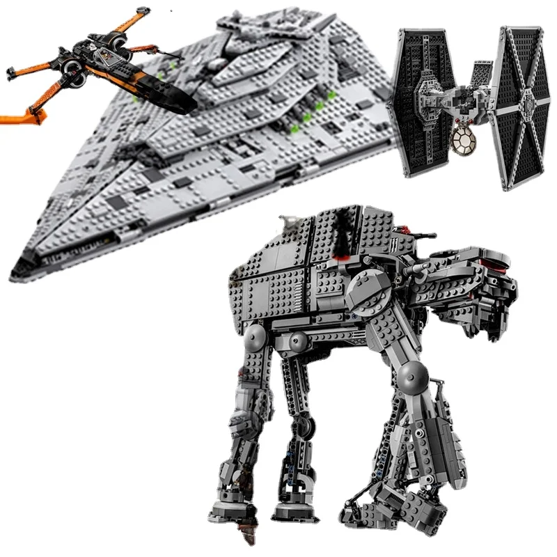 

New Compatible With Star Falcon Wars Tie Fighter Walker Moloch Landspeeder Wars Building Blocks Bricks Toys For Children