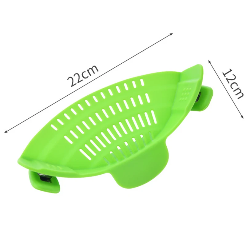 Кухонный дуршлаг 2 шт. силиконовый с зажимом стеллаж для слива пасты |