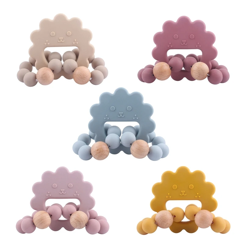 

Детские Силиконовые Прорезыватели для зубов, кольцо для прорезывания зубов для малышей, новорожденных, Успокаивающая болевая молярная игрушка для прорезывания зубов, натуральные игрушки для предотвращения всасывания большого пальца