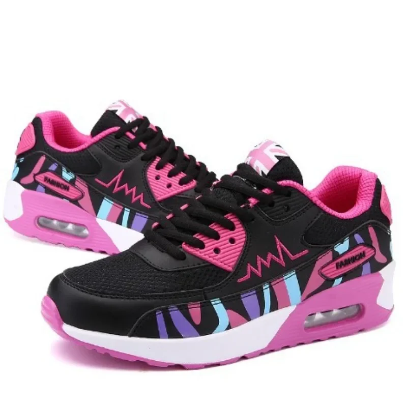 Весенне-летние модные женские повседневные кроссовки с дышащей воздушной сеткой