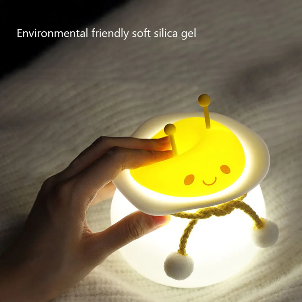 

Cartoon Silicone LED Desk Lamp Cute Animal USB Recharge Reading Touch Night Light Bedroom Bedside Home Decoration