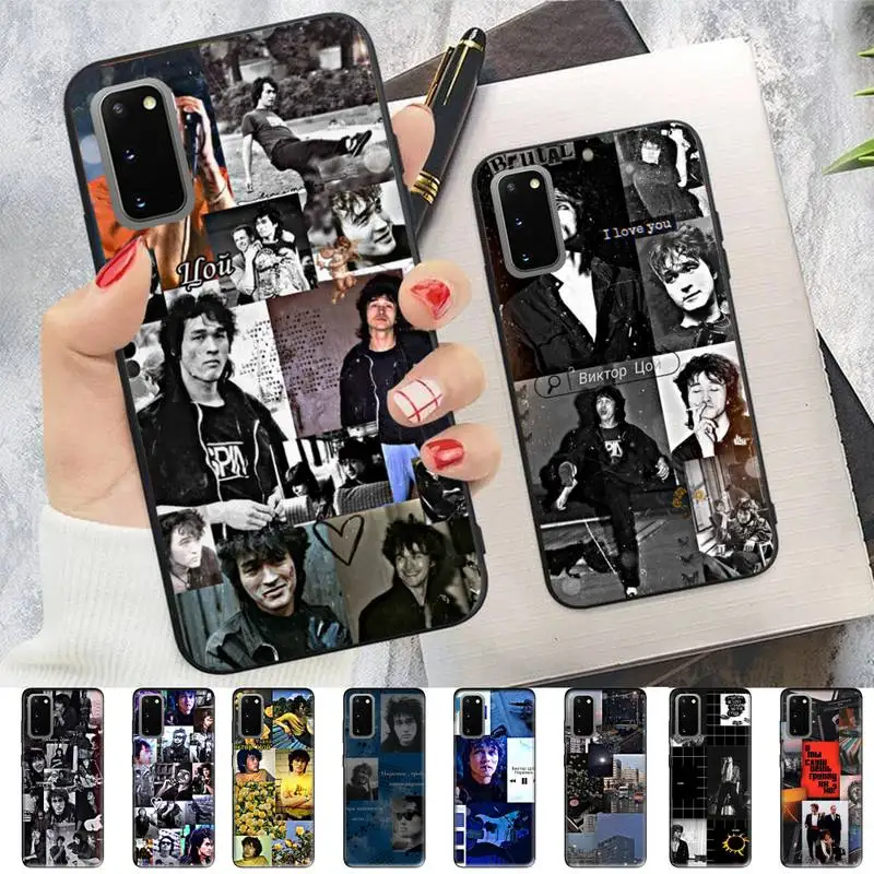 

Viktor Tsoi Phone Case for Samsung S10 21 20 9 8 plus lite S20 UlTRA 7edge