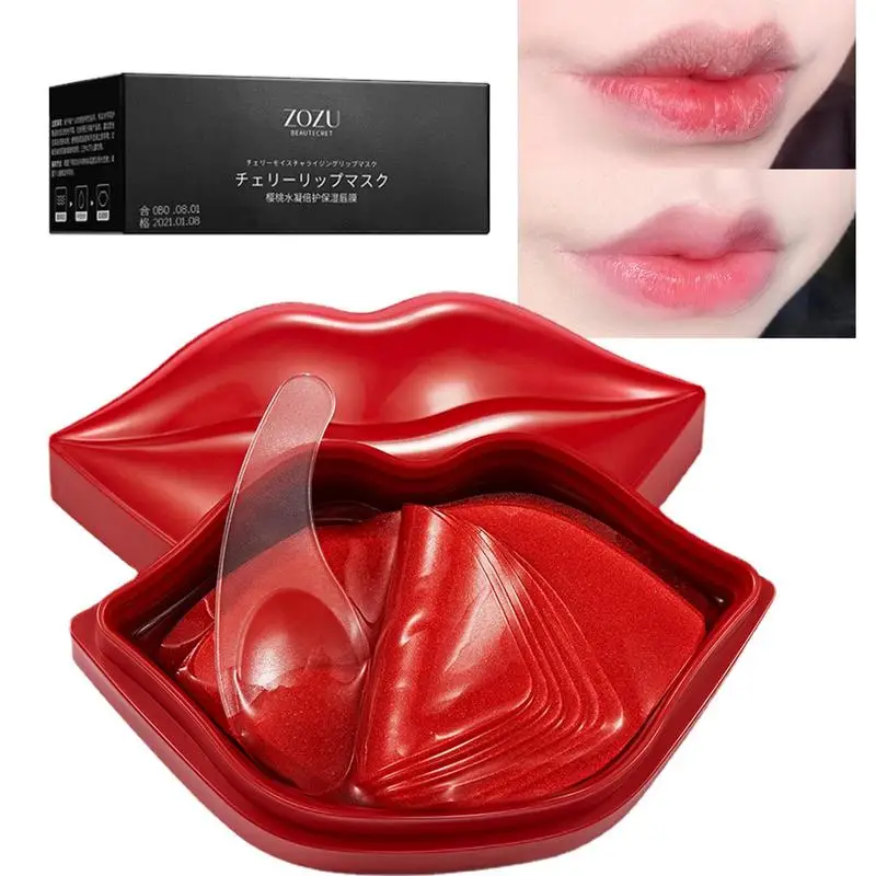 

Cherry Lip Masque Natural Sleeping Balm 2.11 Oz Lip Cover Lip Film Moisturizes Autumn Winter Vitamin E Nourishes Lip Skin