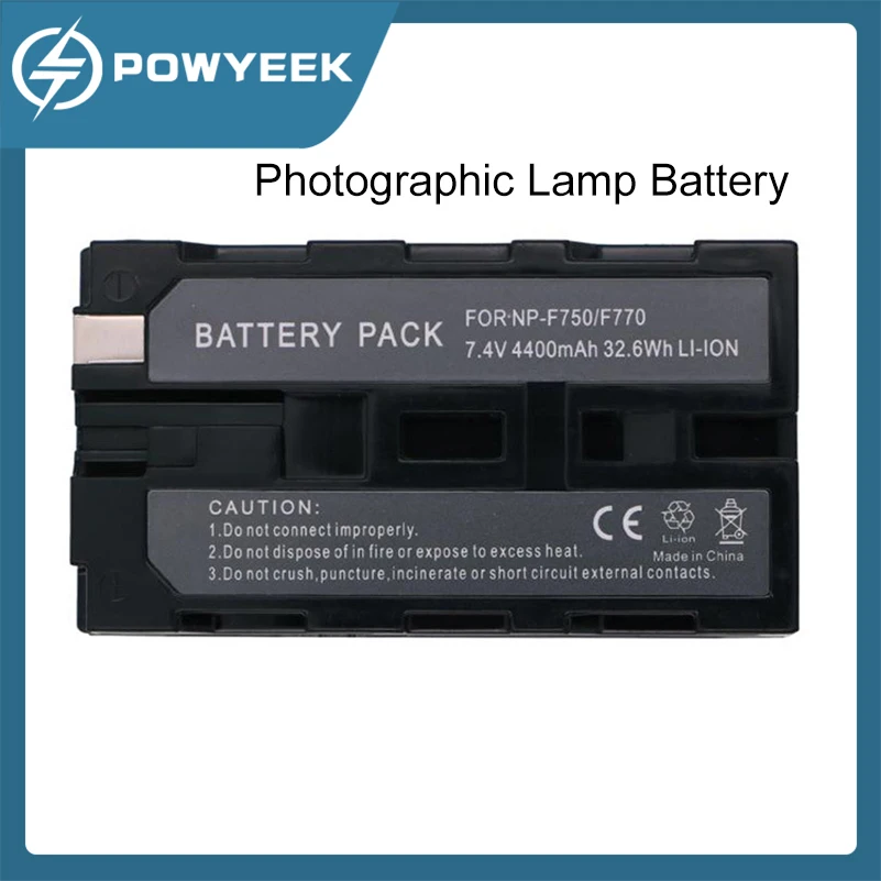 Аккумулятор для фотолампы Sony NP F750 NP F770, 7,4 В, 4400 мАч