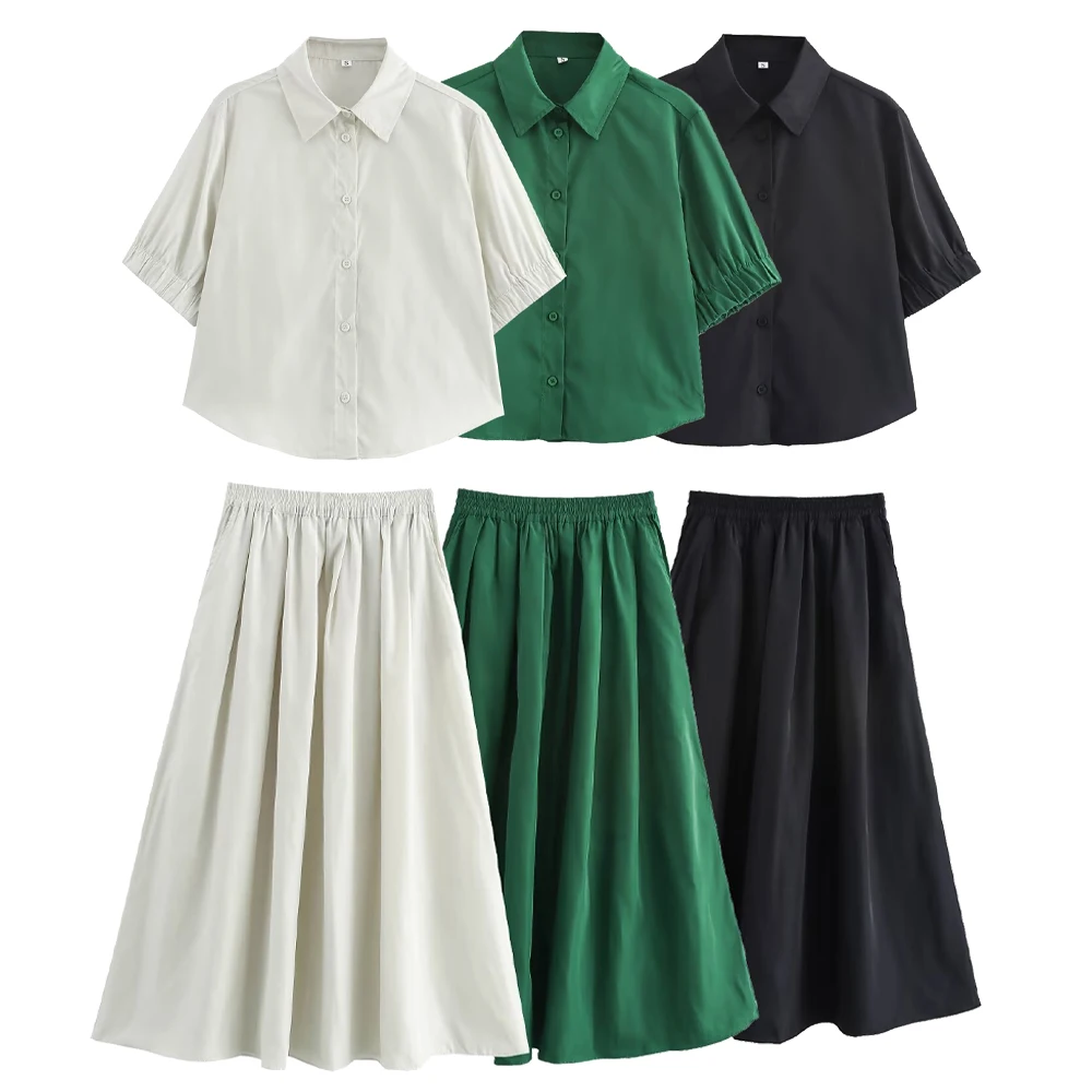 Unizera Женская Повседневная Универсальная Рубашка Осень 2024 Комплект С Отложным