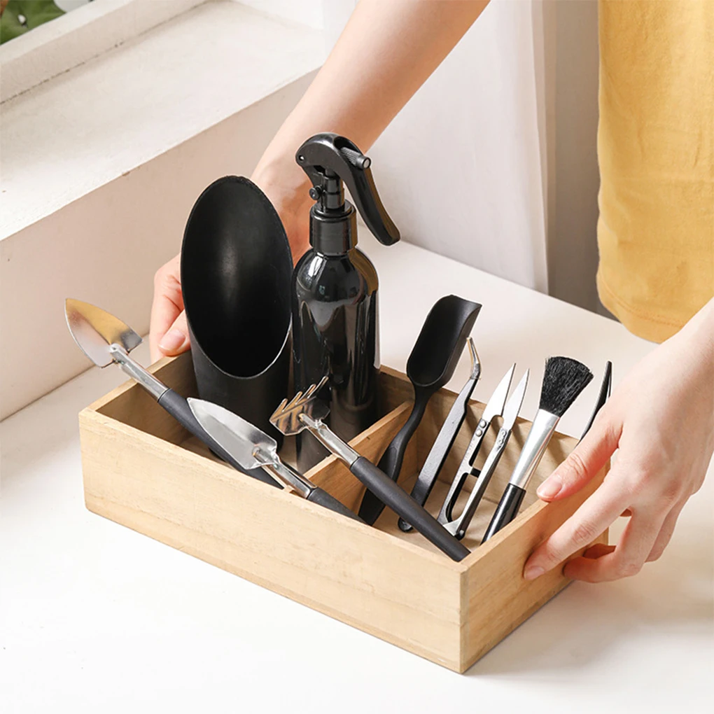 

13pcs Garden Planter Kit Succulent Plants Tools Mini Garden Hand Tools Set Indoor Bonsai Miniature Transplant Seedling Tool