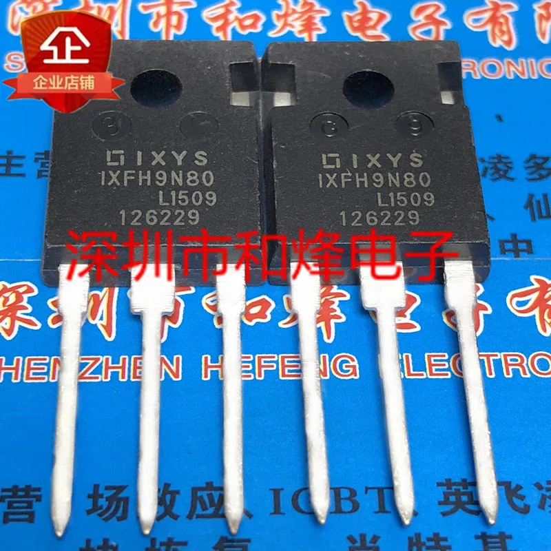 

5PCS-10PCS IXFH9N80 TO-247 800V 9A NEW AND ORIGINAL ON STOCK