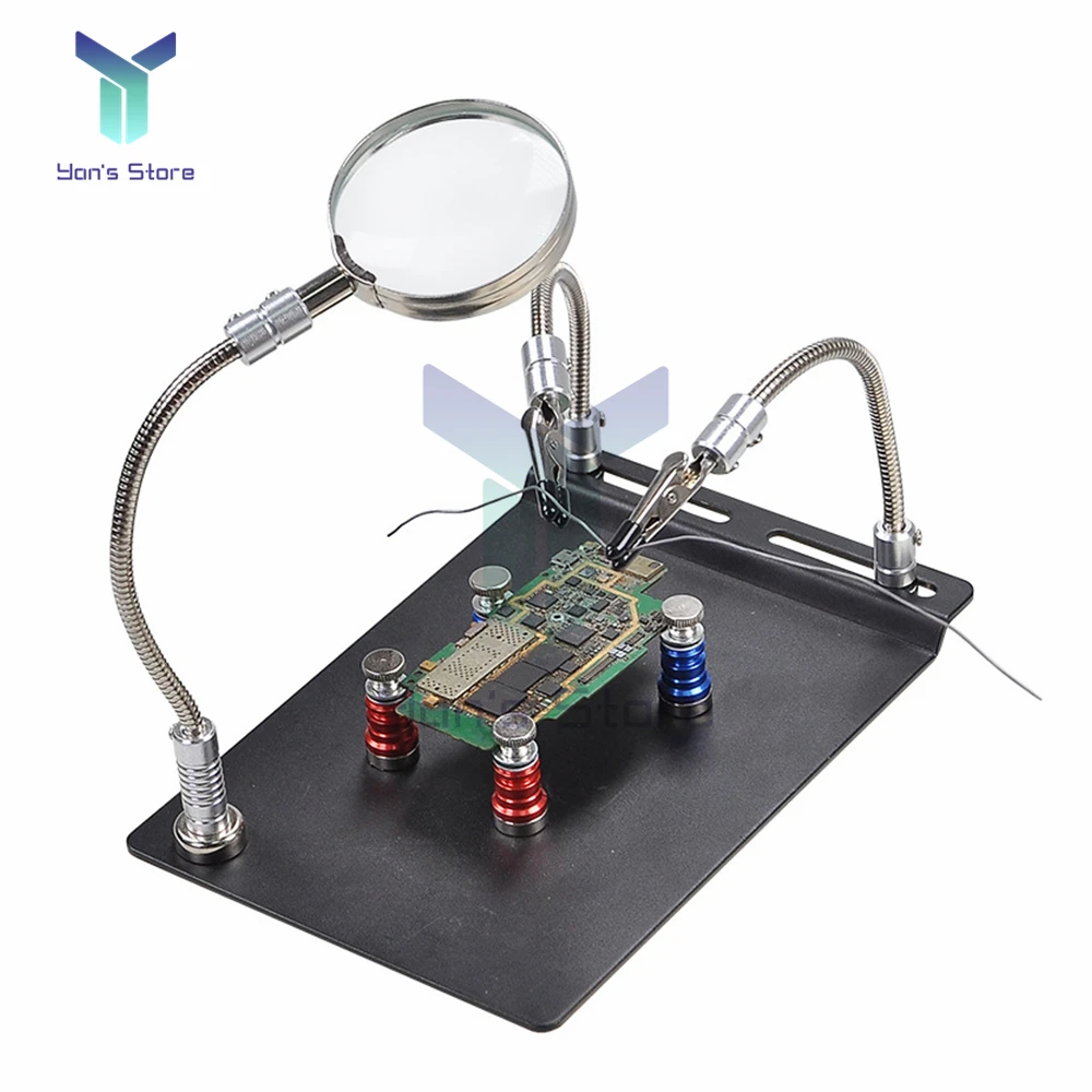 

Паяльная станция «третья рука» с подсветкой