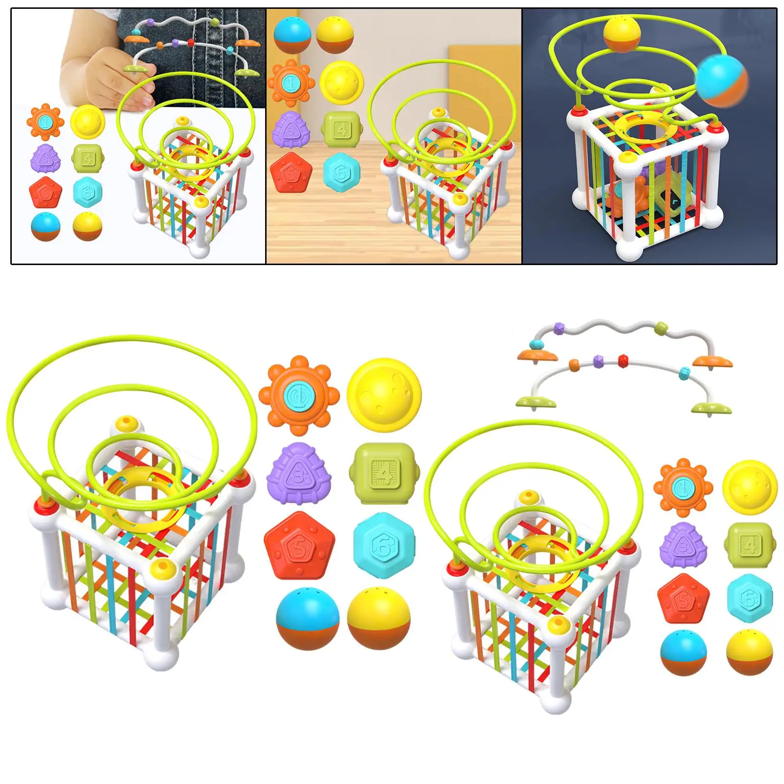 

Montessori Shape Blocks Montessori for Activity Birthday Sensory Exploration