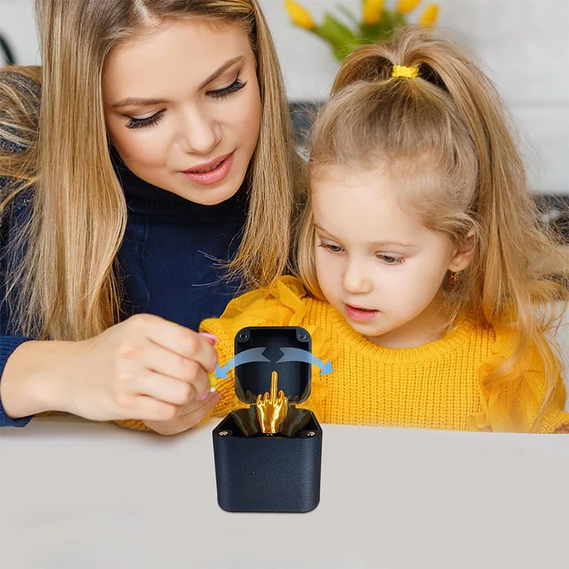 Подарки для среднего пальца новый офисный подарок розыгрыша с коробкой