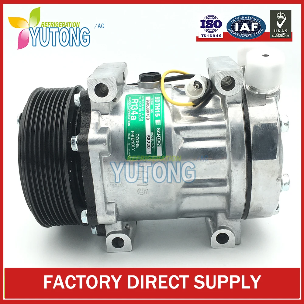 For Freightliner Navistar Kenworth Sd4491 4626 4695 4699 4752 4780 Mack Peterbilt Volvo Auto Ac Compressor