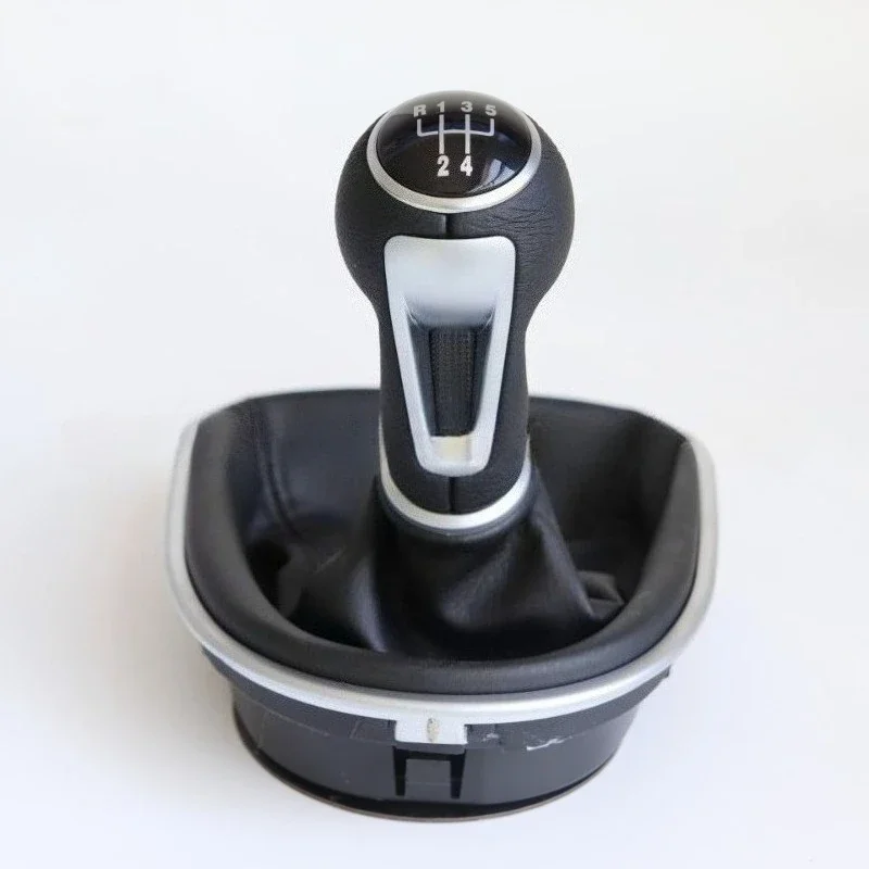 

Для Seat Leon II Toledo III Altea XL 2005-2012 Автомобильная ручка переключения передач 5/6 скоростей с чехлом для багажника из искусственной кожи, рычаг переключения передач