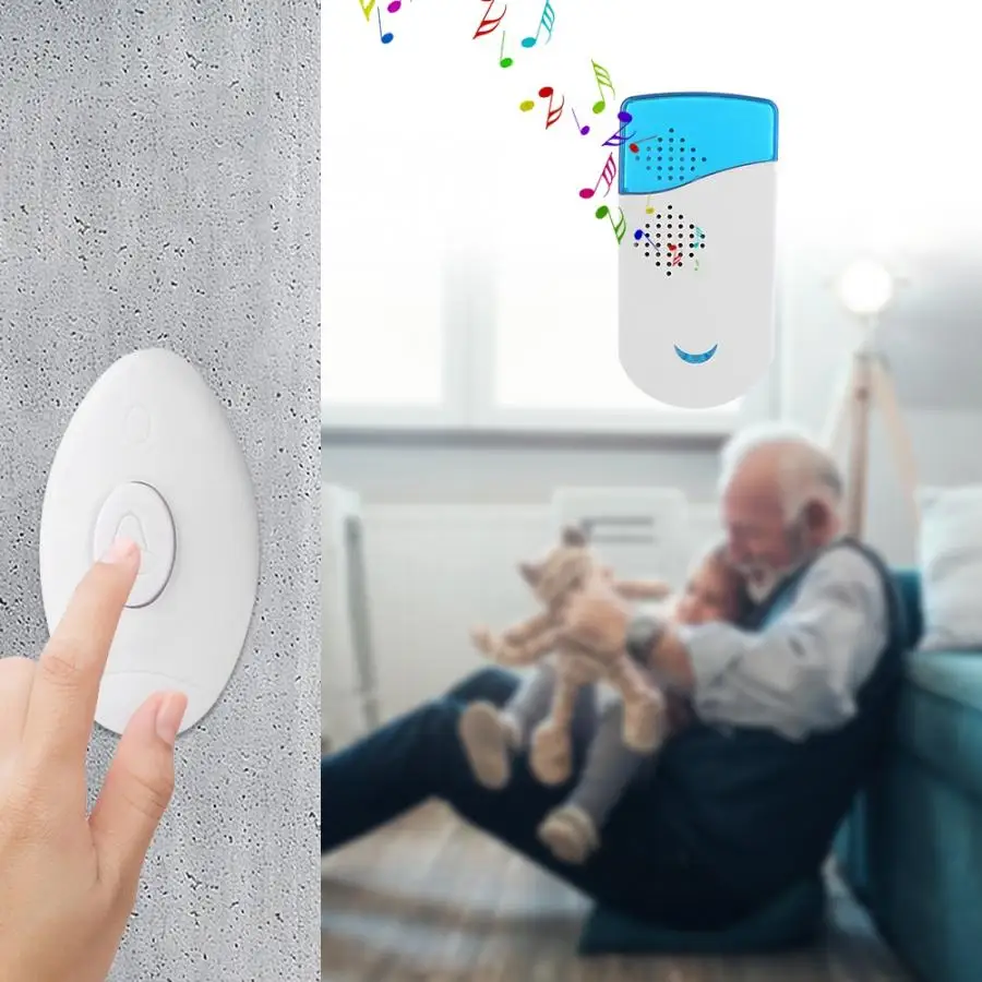 Home Doorbell Wire Doorbell Chime Door Bell Home Office School Ring Bell Security Access Control System Door Bell Waterproof