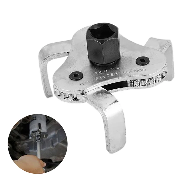

Oil Filter Wrench Tool For Auto Car Repair Adjustable Two Way Oil Filter Removal Key Auto Car Repairing Tools 60-120MM