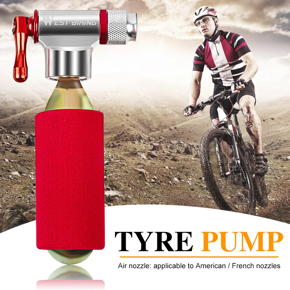 

Portable Mini Bicycle Pump Durable Aluminum MTB CO2 Inflator for Basketball Football Cycling Equipment Accessories