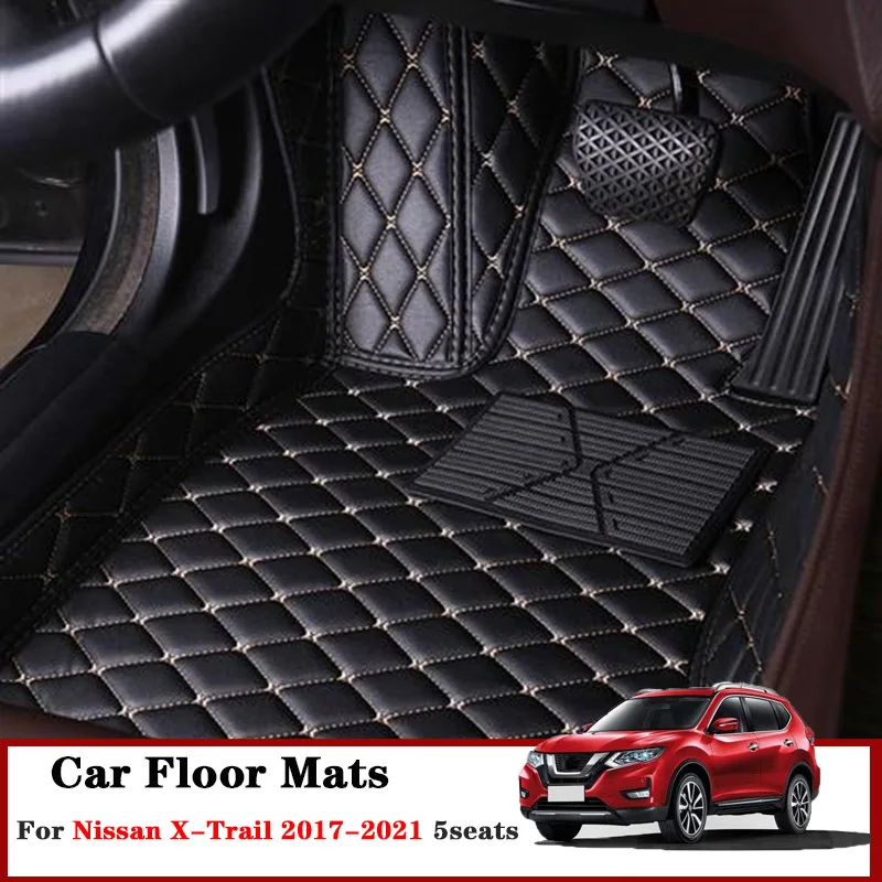 

Car Floor Mats For Nissan X-Trail Xtrail 2021 2020 2019 2018 2017 (5 Seats) Auto Interior Accessories FloorLiner Carpets Rugs