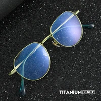 men pure titanium optical prescription eyewear full rim eyeglasses frame male business style high quality new k5056bsf