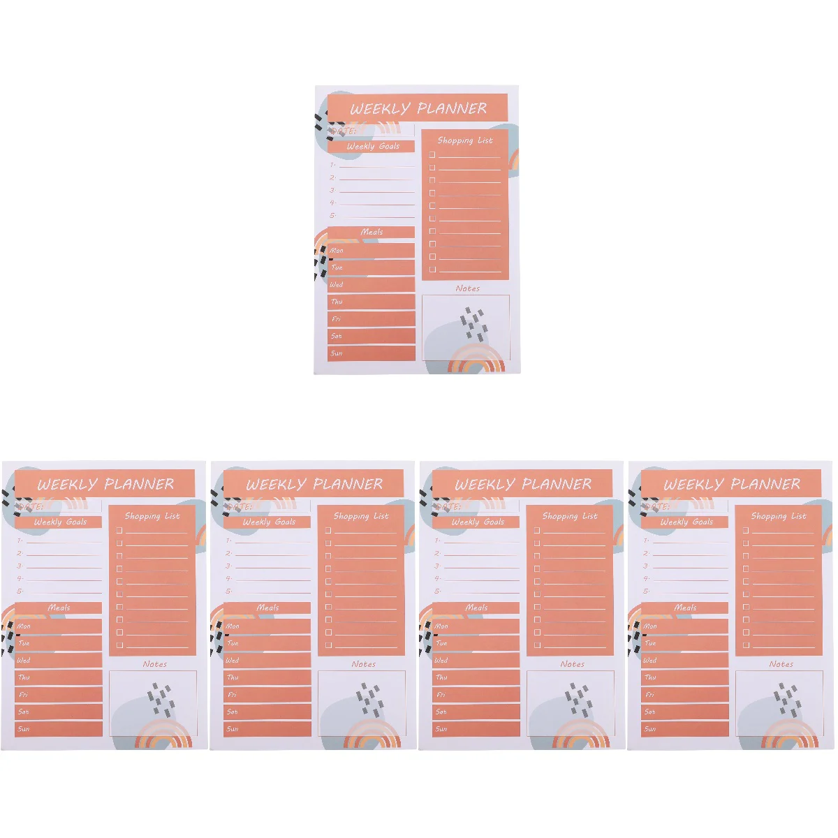

400 Sheets of Schedule Planing Pad Tearable Memo Pad Plans Writing Notepad for Office School