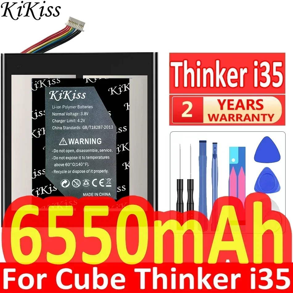 Аккумулятор KiKiss 6550 мАч для планшетного ПК ALLDOCUBE Cube Thinker I35 Kubi New Li Polymer