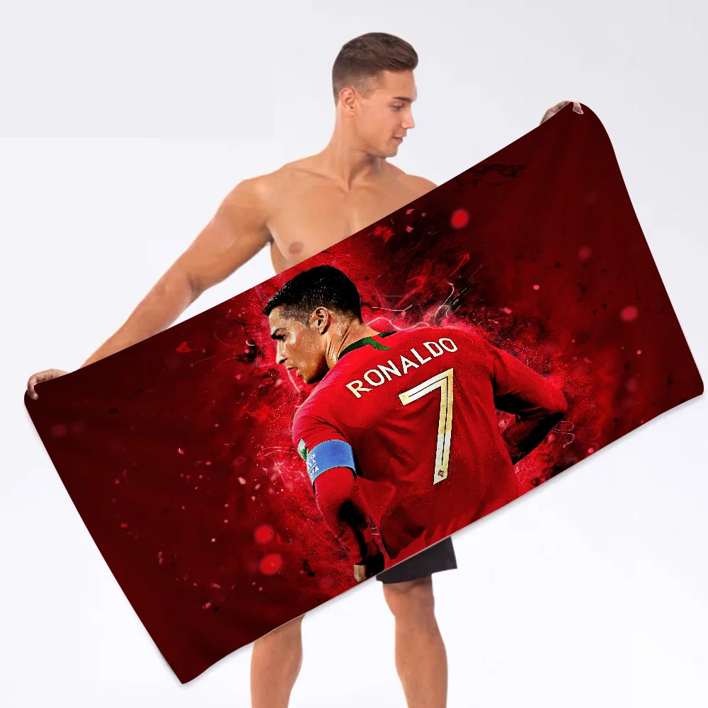 C-Cristiano R-Ronaldo C-CR7 Банное полотенце из микрофибры Быстросохнущее впитывающее