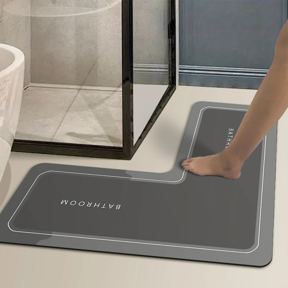 

Противоскользящий коврик для ванной с диатомитовой землёй