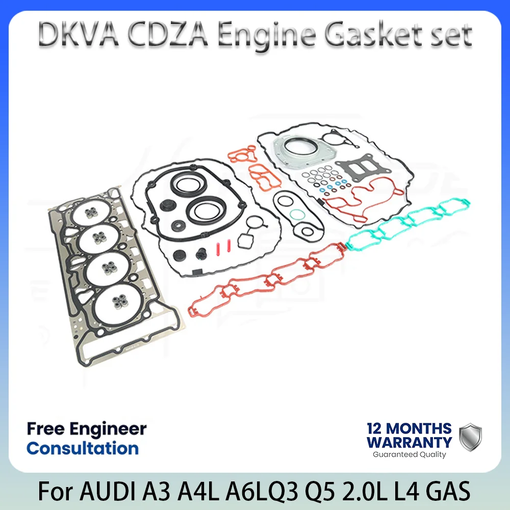 Фото Полный комплект прокладок двигателя DBFB DKVA CDZA для AUDI 2.0L 2.0 L T L4 GAS 06J103383AF 08-22 A3 A4L B8 B9 A6L C7 C8 Q3 Q5 Q5L G2B 0Z7 №1