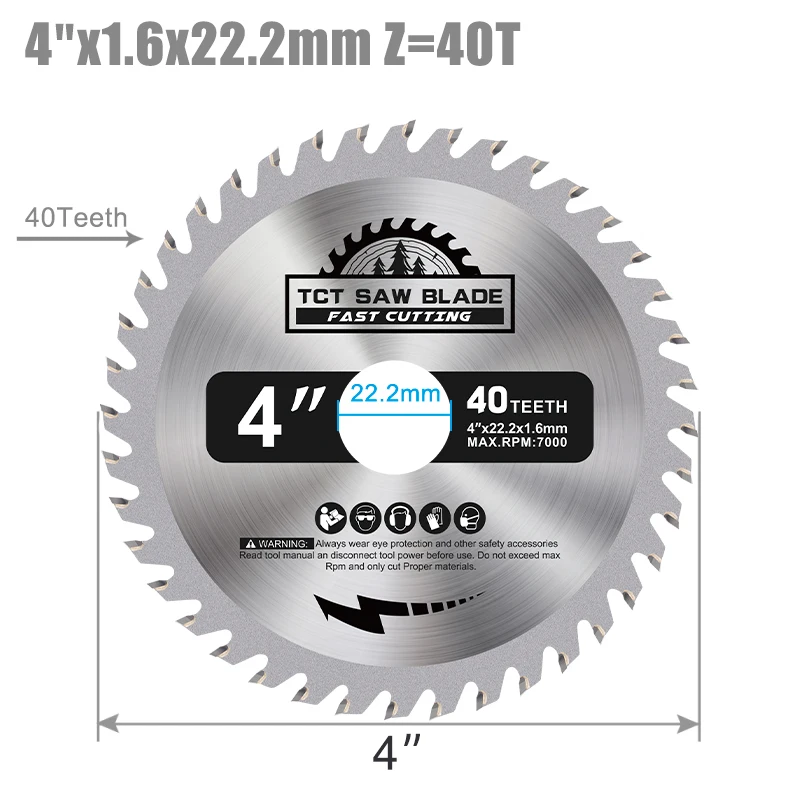 

Циркулярное полотно XCAN 4'', 30T/40T, твердосплавные напайки