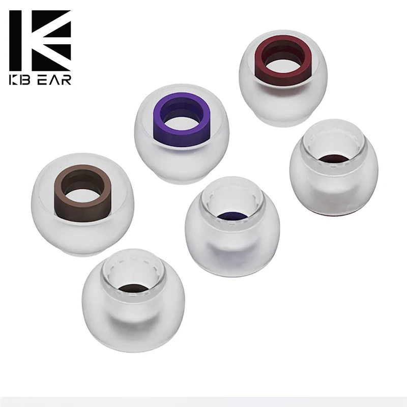 Силиконовые наушники TRI Clarion, 3 пары, для размера S/M/L, стандартная проводная гарнитура, наушники-вкладыши KBEAR HBB KAI I3 Pro IEMS